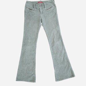 Unionbay Y2K Vintage olive green flare corduroy - Size 5 juniors